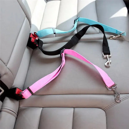 Ceinture de Sécurité Ajustable pour Chien/Chat en Voiture