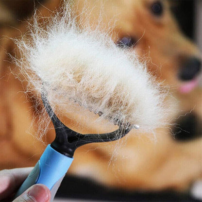 Brosse de Toilettage Double Face pour Chien et Chat